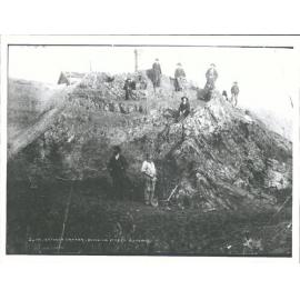 Extinct crater, Dowling Street, Dunedin