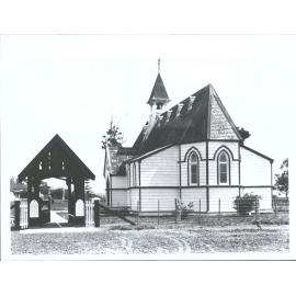 "Lynch - Gate erected to Commemorate the Founding of the Kaitaia Mission, by Rev. J. Mathews and W. G. Puckey, in 1834 presented