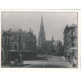 Dunedin, Moray Place on 1900