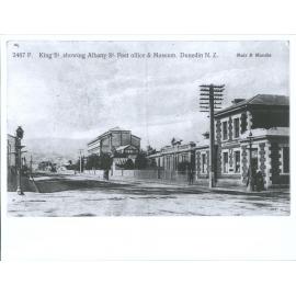 King St. showing Albany St. Post Office and Museum