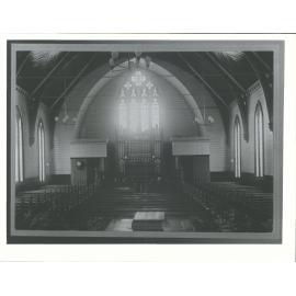 Hanover Street Baptist Church, interior of old building