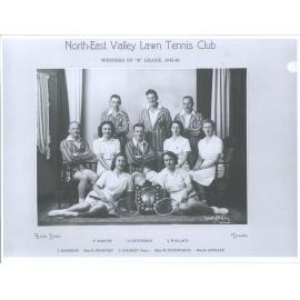 Winners of "B" Grade Sitting on Floor: Miss Mears, Miss P. Beard