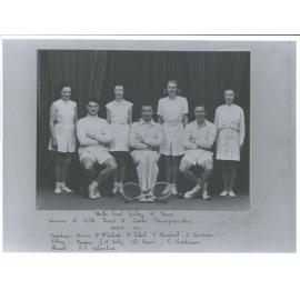 "A" Team - Winners of Otago Lawn Tennis Association Mixed "A" Grade Championship