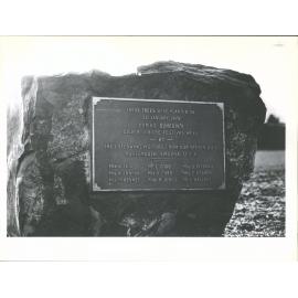 Plaque for sister city