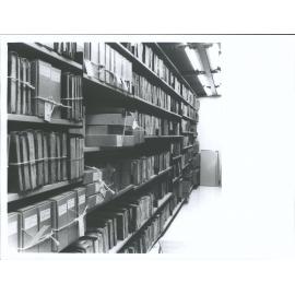 Hocken Archives stacks, 1980