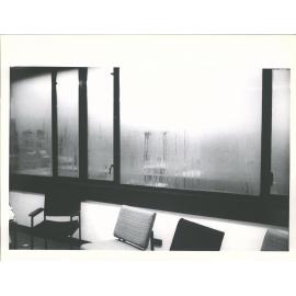 5th Floor - Hocken Librarians Office Winter 1982  Condensation on east wall window