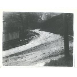 Cosy Dell creek overflowing