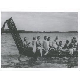 built canoe at Waitangi