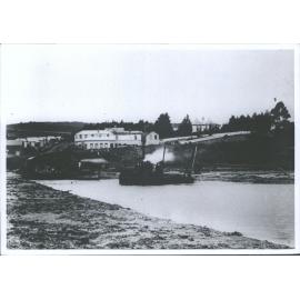 Dredge working at inlet