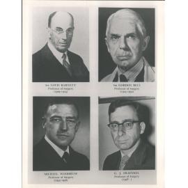 Professors, Barnett, Bell, Woodruff, Fraenkel