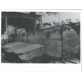 The number on the logs was checked.  It came from the head of the Kauaerauga bush worked by Bert Callum in 1921