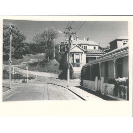 Grosvenor Street, intersection with Phillips Street, South Dunedin