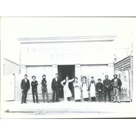 Tuapeka Times office & Staff