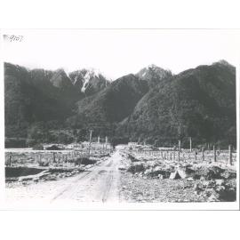 Looking of the Cook Flat road to weheka village