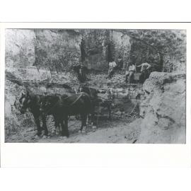 Clay pits on Robson's property, then owned by Pete McSkimming