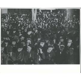 Group of miners at the celebrations