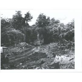 Forming road near Clarke Hut .