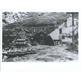 Construction  Early work at start or the Tunnel, 1935