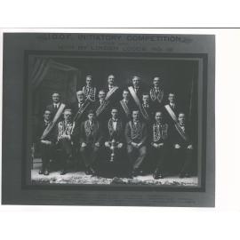 Winners Initiatory Competition 1922 South Otago District
