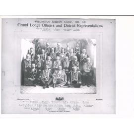 Grand Lodge Officers  & District Representatives Wellington Session