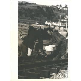 Construction of new railway viaduct