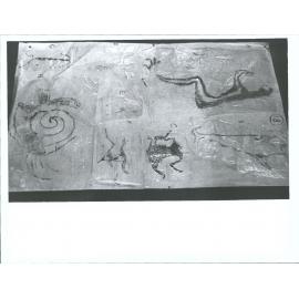 Sheet 18"A. Typical sitting human figureB. Stylised aquatic formC. Human formD. +E. Human formsF. Human figureG. Typical h