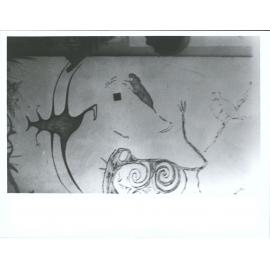 MAORI - Rock Drawings at Floral Fest. Feb. 1969. Oamaru