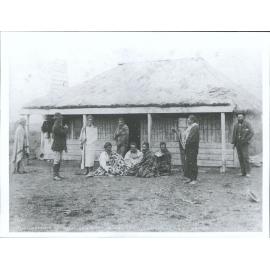 Meeting of Great Chiefs at Whare-Komiti-Haerehuka-King Country