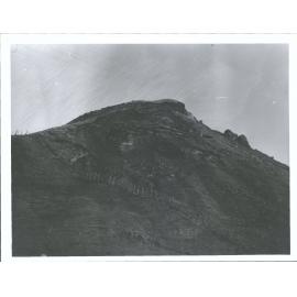 "Illustrating greatest  effect on land as apart from buildings"