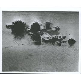 flooded farm near Tangoio, 23km from Napier