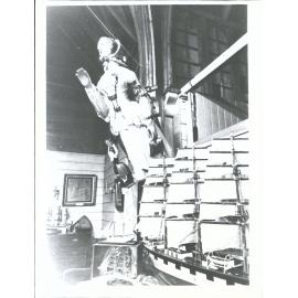 Figurehead found at Farewell Spit in Nelson Museum