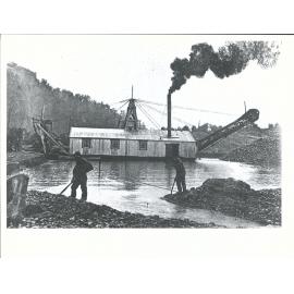 "Near Ngahere, we find the Nelson Creek Dredge  hard at work making a name for this distrct that will be hard to beat for consis