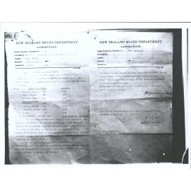 Analysis of water from lake by New Zealand Mines Department