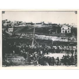 Masonic' laying foundation Stone, Forresters Hall, 1876
