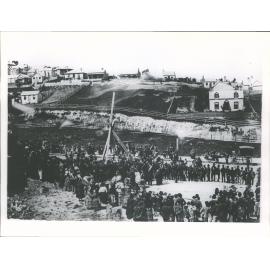 Laying foundation stone of Foresters Hall; 25/11/1875