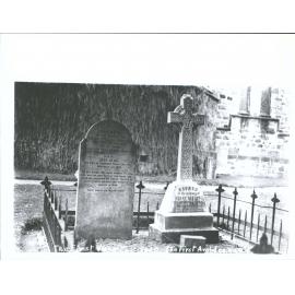 Headstones of the first vicar and first Archdeacon