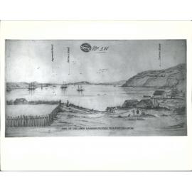 Lower Harbour & Port Chalmers 1849 (Pencil)