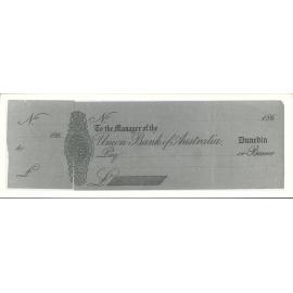 To the manager of the union bank of Australia...