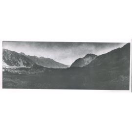 Looking towards Sebastapol from track between Hermitage + Mueller Glacier