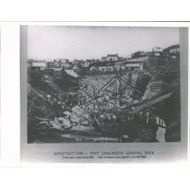Construction of Port Ch. Graving Dock 1868-1872