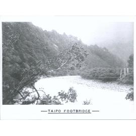 Taipo Footbridge, West Coast Road, N.Z.