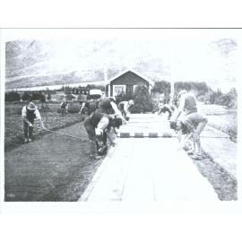 New Zealand Forest Service Nursery - Preparation of seed beds and seed sowing