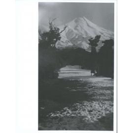 Mt. Egmont. Taken at Dawson Falls Mountain House