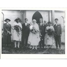 Wedding of Robert (Bob) Ohaia Potiki and Wikitoria (Vicky) Karetai