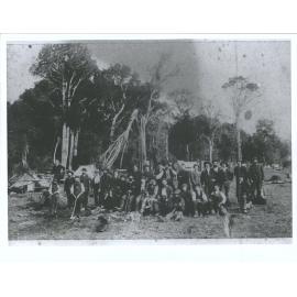 Photo of woodcutters