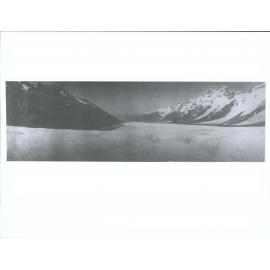 Looking down Tasman Glacier