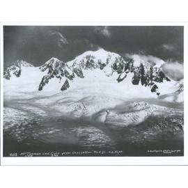 Mounts Tasman and Cook from Chancellor Ridge