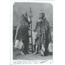 Tikao, Taare (left) & another - Hoani Matiu