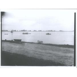 View of boats near Tauranga