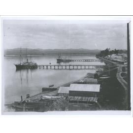 Tauranga from on the Redoubt